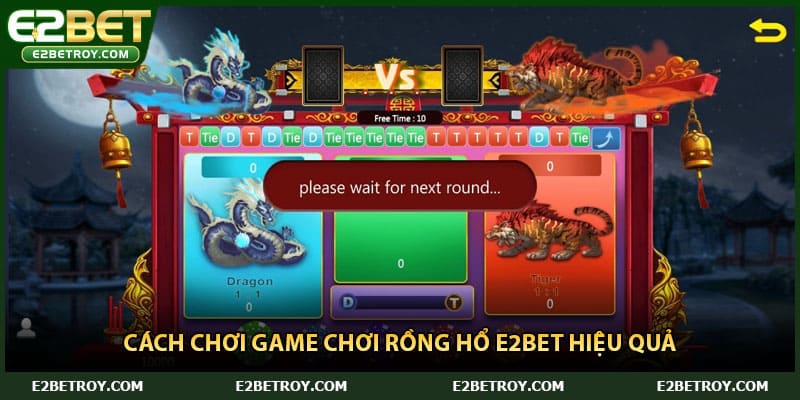 Cách chơi game chơi Rồng Hổ E2bet hiệu quả